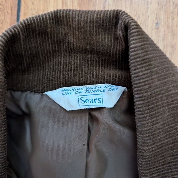 1970's Sears Women's Corduroy Coat (S) - Picture 4 of 6